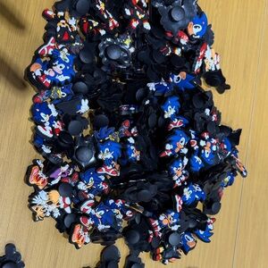 195 pcs Sonic Jibbitz for Crocs